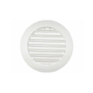 PL150 - RDLGW F/S Horizontal Louvred Grille with Fly Screen - White