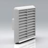 PL100-FDLG - Louvred Grille - 110 x 54mm