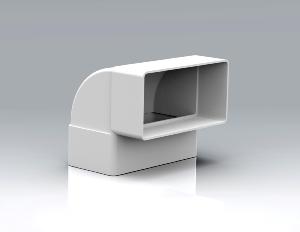 PL100-FDV90 - 90° Vertical Bend 110x54mm