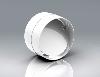 PL100-RDCD - Round Connector with Damper 100mm dia
