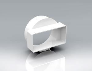 PL100- RDSFD - Rectangular to Round Adapter 110x54mm