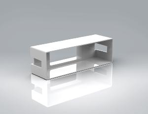 PL100- FDADP - Rectangular Airbrick Adaptor/Grille 110 x 54mm