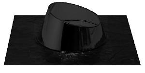 DTWB Twin Wall Black Roof Flashing 5/30 Degree