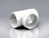PL100-RDTCP - Round Equal 3 Way T Piece 100mm dia
