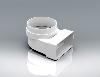 PL100-FD90EB - 90° degree Elbow Bend Male 110x54mm