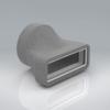 Self Seal Thermal 204 x 60 - 125 Straight Adaptor