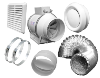 DOSK 100 TT -Inline Bathroom/Shower TT Extract Fan 4" Kit