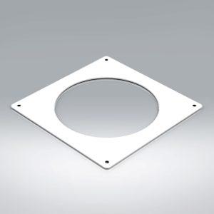 PL125-RDWP - Round Duct Wall Plate 125dia