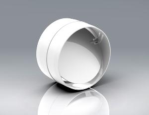 PL100-RDCD - Round Connector with Damper 100mm dia