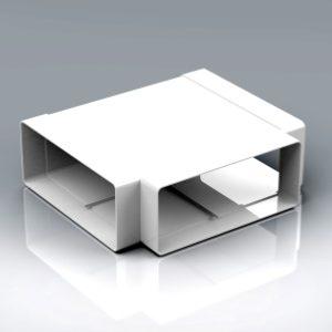 PL150 - FDTEE Flat Channel T Piece