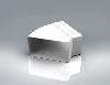 PL100-FDH45  45° degree Horizontal Bend 110x54mm