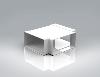 PL100-FDTEE  - Flat Channel Equal T-Piece 110x54mm