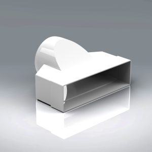 PL125 - FDRD 100 Flat Channel Horizontal Adaptor