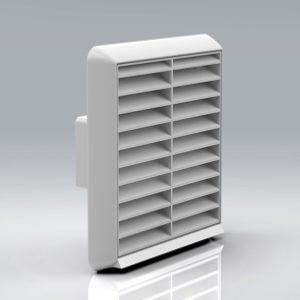 PL100-FDLG - Louvred Grille - 110 x 54mm